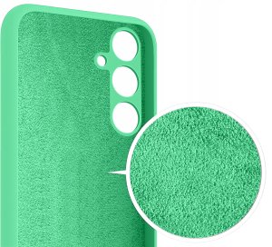 Etui do Samsung Galaxy S24 FE CASE Silicone ELASTYCZNE + Szkło OCHRONNE 9H 2