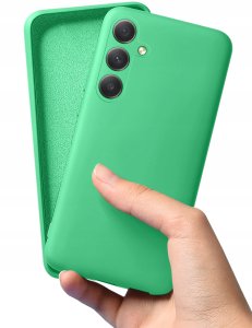 Etui do Samsung Galaxy S24 FE CASE Silicone ELASTYCZNE + Szkło OCHRONNE 9H 4