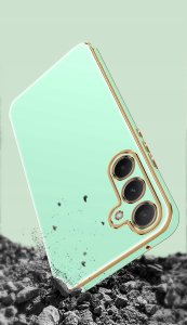 Etui do Samsung S25+ Plus SILIKONOWE ELEGANCKIE SLIM + Szkło 9H 6