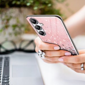 Etui do Samsung S25 |CASE BROKAT PLECKI + SZKŁO OCHRONNE 9H 2