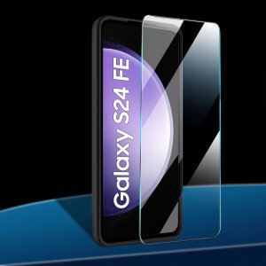 Etui do Samsung Galaxy S24 FE CASE Silicone ELASTYCZNE + Szkło OCHRONNE 9H 3