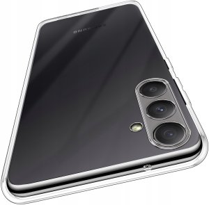 Etui do Samsung Galaxy S24 FE WZMACNIANE 360 CLEAR + Szkło 9H 2