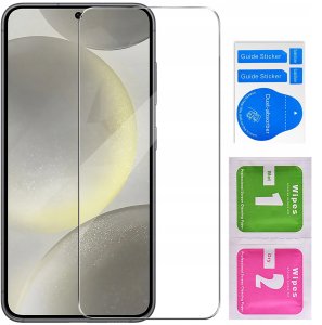 krainaGSM ETUI do Samsung Galaxy S24 WZORY | SILIKONOWE MATT CASE + SZKŁO 9H 4