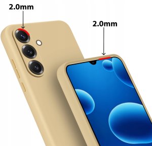 Etui do Samsung S25 CASE Silicone ELASTYCZNE + Szkło OCHRONNE 9H 3