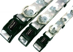 Zolux Obroża regulowana CAMO 20 mm kol. szary 3