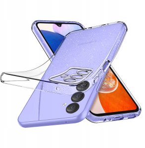 Etui do Samsung Galaxy M15 5G SILIKONOWE BROKATOWE CASE + SZKŁO 6