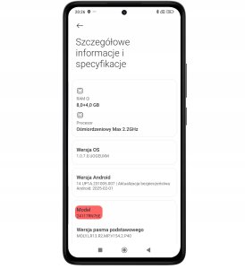 krainaGSM Etui do Xiaomi Redmi Note 14 4G MAGNET WZORY CASE PORTFEL + SZKŁO 9H 7