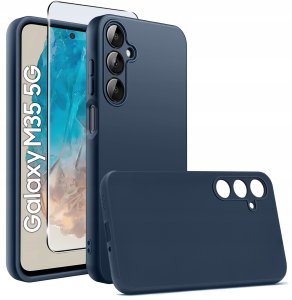 Etui do Samsung Galaxy M35 5G CASE SOFT MATT PLECKI MATOWE + SZKŁO 10