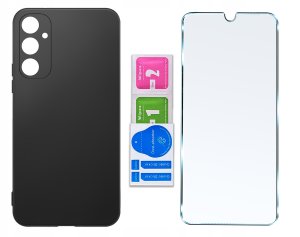 Etui do Samsung Galaxy M15 5G CASE SOFT MATT PLECKI MATOWE + SZKŁO 15