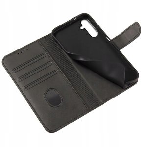 Etui do Samsung Galaxy M15 5G Skórzane PORTFEL SKIN CASE + Szkło 5