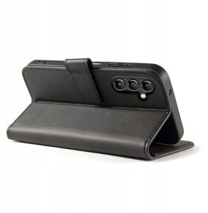 Etui do Samsung Galaxy M15 5G Skórzane PORTFEL SKIN CASE + Szkło 6