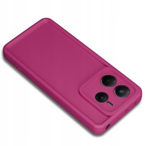 krainaGSM Etui do Xiaomi Redmi Note 14 4G silikonowe MATOWE + Szkło 9H 2