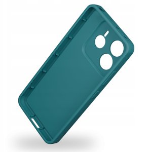 krainaGSM Etui do Xiaomi Redmi Note 14 4G silikonowe MATOWE serce + Szkło 9H 4