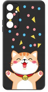 krainaGSM ETUI do Samsung M15 5G WZORY | SILIKONOWE MATT CASE + SZKŁO HARTOWANE 9H 3