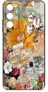 krainaGSM ETUI do Samsung M15 5G WZORY | SILIKONOWE MATT CASE + SZKŁO HARTOWANE 9H 3