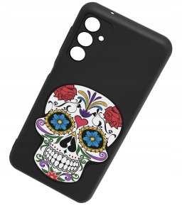 krainaGSM ETUI do Samsung Galaxy M15 5G CASE WZORY SOFT MATT PLECKI + SZKŁO 3
