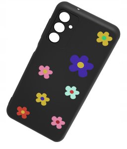 krainaGSM ETUI do Samsung Galaxy M15 5G CASE WZORY SOFT MATT PLECKI + SZKŁO 3