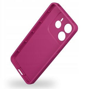 krainaGSM Etui do Xiaomi Redmi Note 14 4G silikonowe MATOWE serce + Szkło 9H 4