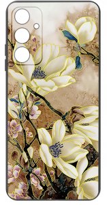 krainaGSM ETUI do Samsung M15 5G WZORY | SILIKONOWE MATT CASE + SZKŁO HARTOWANE 9H 3
