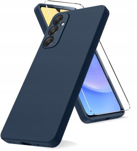 krainaGSM Etui do Samsung Galaxy M15 5G CASE SOFT MATT PLECKI MATOWE + SZKŁO 2
