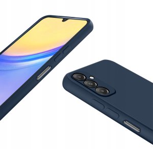 krainaGSM Etui do Samsung Galaxy M15 5G CASE SOFT MATT PLECKI MATOWE + SZKŁO 4