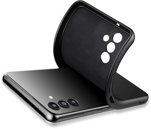 krainaGSM Etui do Samsung Galaxy M15 5G CASE Silicone ELASTYCZNE + Szkło 9H 3