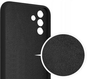 krainaGSM Etui do Samsung Galaxy M15 5G CASE Silicone ELASTYCZNE + Szkło 9H 5