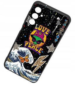 krainaGSM ETUI do Samsung Galaxy M15 5G CASE WZORY SOFT MATT PLECKI + SZKŁO 3