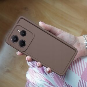 krainaGSM Etui do Xiaomi Redmi Note 14 4G silikonowe MATOWE + Szkło 9H 5