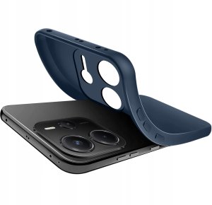 krainaGSM Etui do Xiaomi Redmi Note 14 5G CASE Gumowe Matowe Silikon Slim + SZKŁO 9H 3