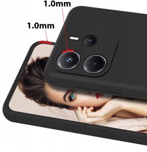 Etui do Xiaomi Redmi Note 14 5G CASE Silicone ELASTYCZNE + Szkło 9H 4