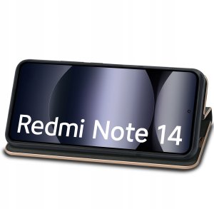 Etui do Xiaomi Redmi Note 14 5G Case Magnet Portfel + Szkło OCHRONNE 9H 5