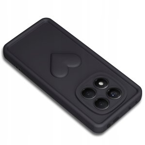 krainaGSM Etui do Xiaomi Redmi Note 14 Pro 4G silikonowe MATOWE serce 2