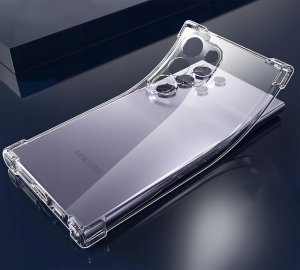 Etui do Samsung Galaxy S25 Ultra PANCERNE CASE SILICON GUMOWE SLIM +SZKŁO 6