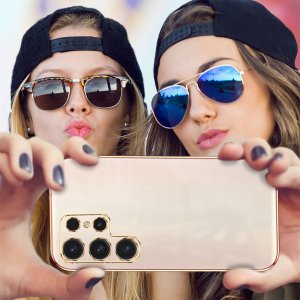 Etui do Samsung Galaxy S25 Ultra SILIKONOWE ELEGANCKIE SLIM + Szkło 9H 5