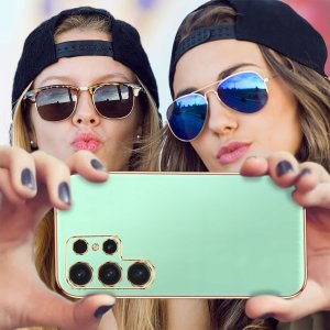 Etui do Samsung Galaxy S25 Ultra SILIKONOWE ELEGANCKIE SLIM + Szkło 9H 5