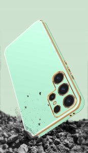 Etui do Samsung Galaxy S25 Ultra SILIKONOWE ELEGANCKIE SLIM + Szkło 9H 6