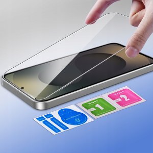 Etui do Samsung Galaxy S25 Ultra WZMACNIANE SILIKONOWE PRZEZROCZYSTE +Szkło 4