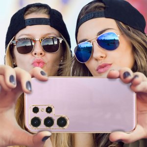 Etui do Samsung Galaxy S25 Ultra SILIKONOWE ELEGANCKIE SLIM + Szkło 9H 5