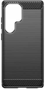Etui do Samsung Galaxy S25 Ultra Pancerne Carbon CASE + Szkło OCHRONNE 9H 8