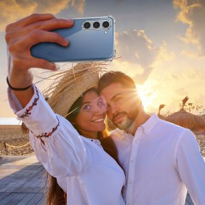 Etui do Samsung Galaxy S24 FE ANTI-SHOCK CLEAR CASE + Szkło OCHRONNE 9H 4