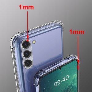 Etui do Samsung Galaxy S24 FE ANTI-SHOCK CLEAR CASE + Szkło OCHRONNE 9H 7
