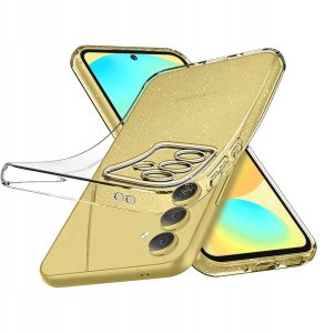 Etui do Samsung Galaxy S24 FE SILIKONOWE BROKATOWE CASE + SZKŁO OCHRONNE 5