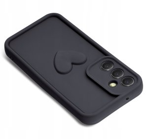 Etui do Samsung S24 FE silikonowe MATOWE serce + Szkło ochronne na ekran 9H 2