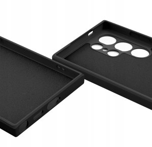 Etui do Samsung S24 Ultra CASE Silicone ELASTYCZNE + Szkło OCHRONNE 9H 3