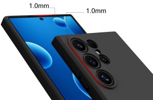 Etui do Samsung S24 Ultra CASE Silicone ELASTYCZNE + Szkło OCHRONNE 9H 4