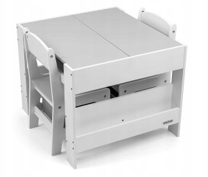 Milly Mally Zestaw mebli - Stolik i dwa krzesełka Sven Plus White 2