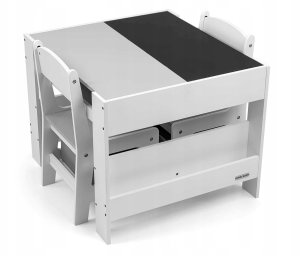 Milly Mally Zestaw mebli - Stolik i dwa krzesełka Sven Plus White 5