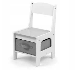 Milly Mally Zestaw mebli - Stolik i dwa krzesełka Sven Plus White 8