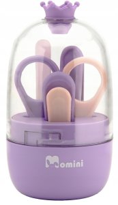 MOMINI -ZESTAW DO PIELĘGNACJI PAZNOKCI    NIEMOWLĄT LILAC 3